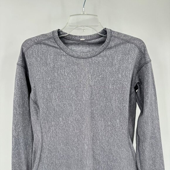LULULEMON t shirt tee swiftly long sleeve thumb hole gym workout sports gray 14 - Picture 2 of 6